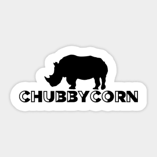 Chubbycorn Sticker